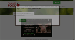 Desktop Screenshot of changefood.org